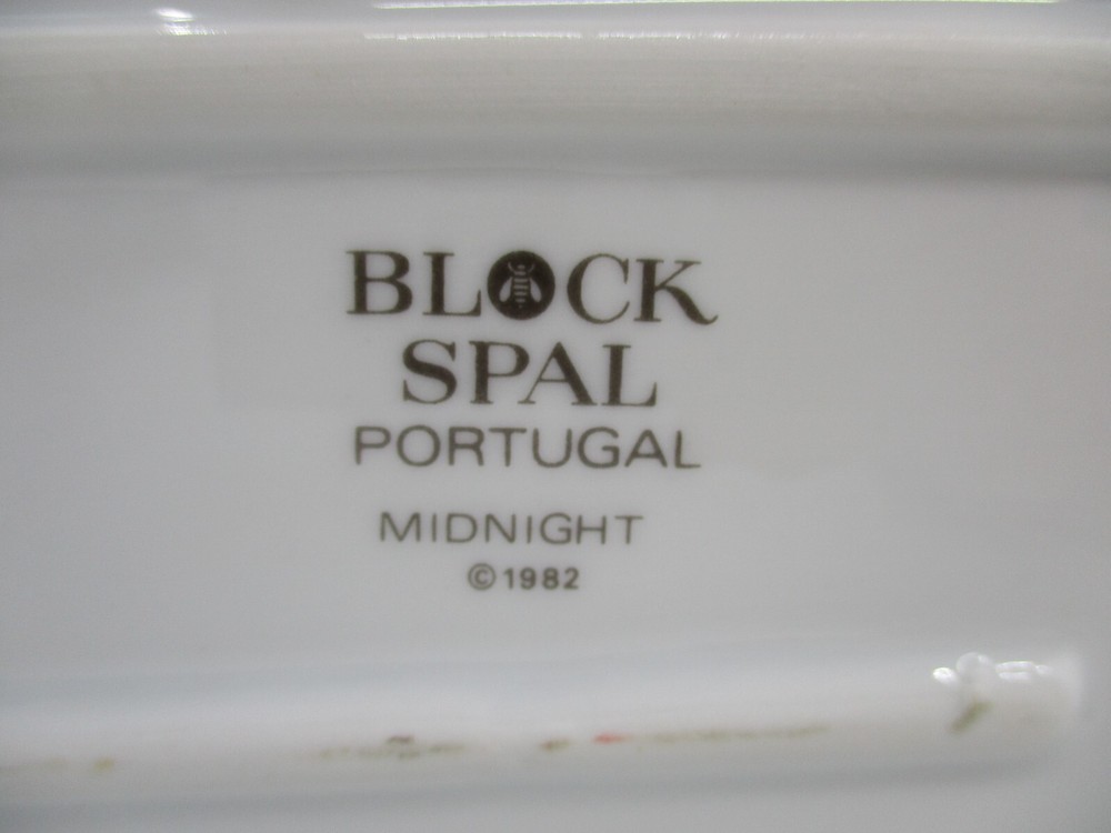 BLOCK MIDNIGHT PLATTER - 15 1/2" 1307F