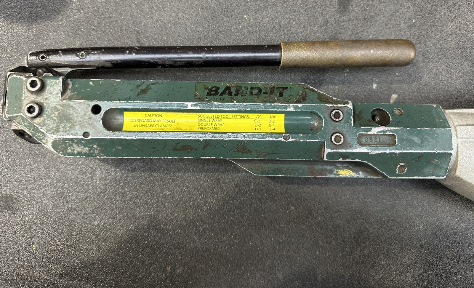 BAND-IT UL4000 ULTRA-LOK CORDED TOOL STRAPPING BANDING MACHINE HOSE CLAMPING