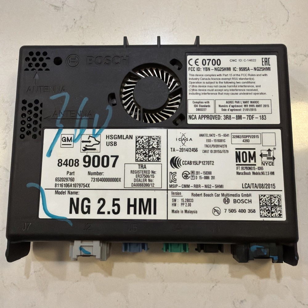 2016-2018 GM HUMAN MACHINE INTERFACE HMI MODULE OEM *UNLOCK EXTRA FEE* 84089007