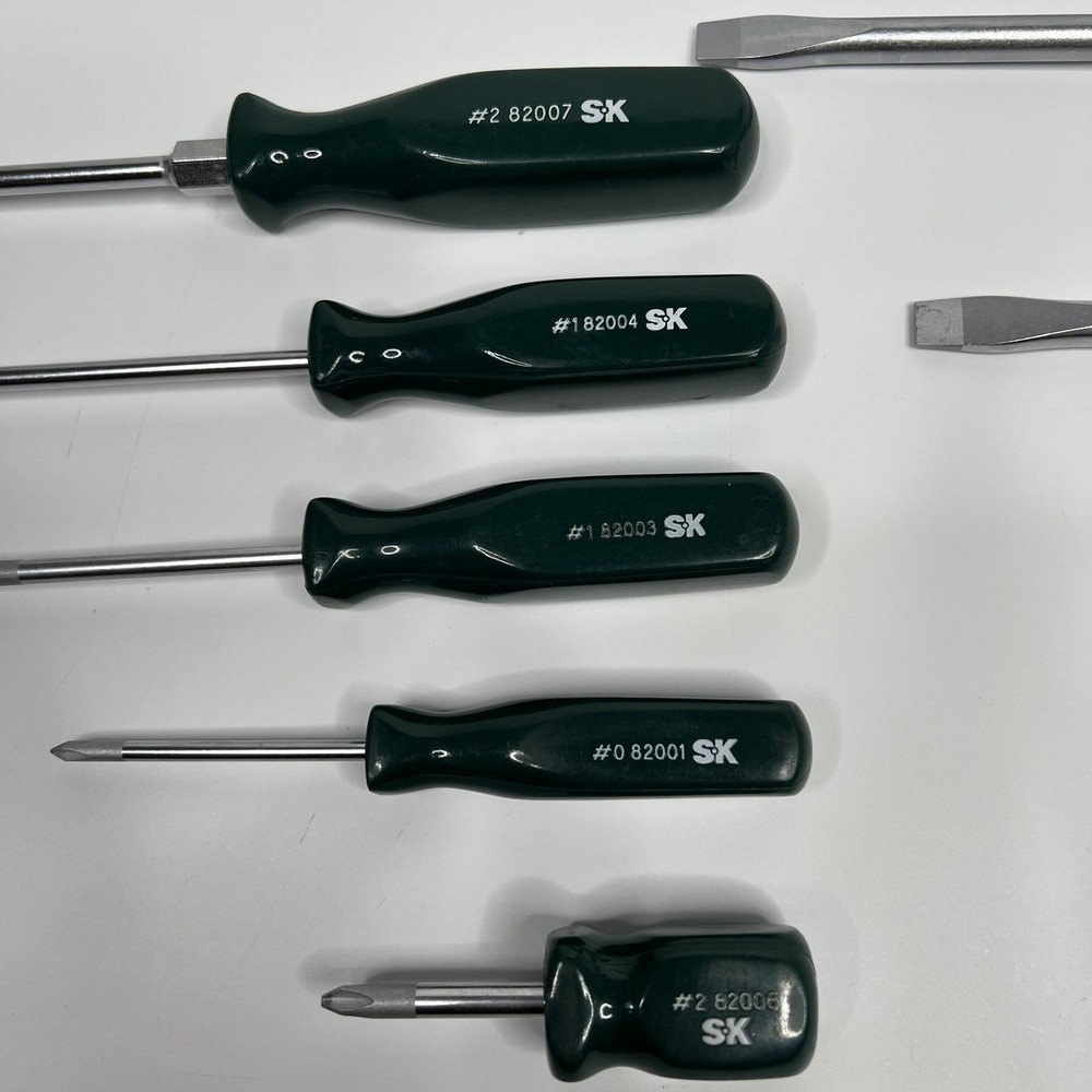 SK Professional 86006 11 Pc Combination Screwdrivers Phillips/Flat Head