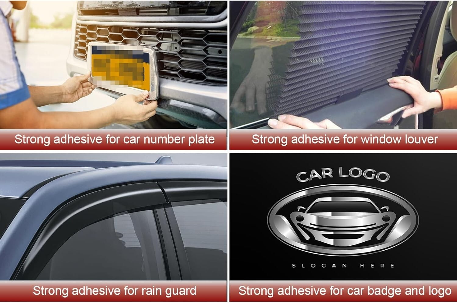 Car Molding Emblem Tape Automotive Double Sided Heavy Duty Extreme Super Strong