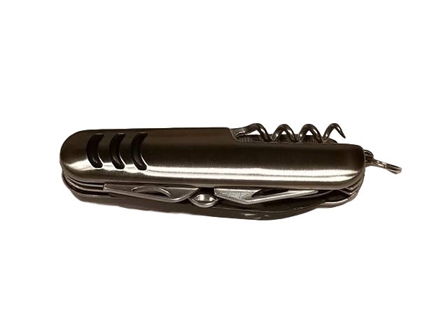 4-Pk Stainless Multi Tools 7-in-1 Pocket Knife Can Opener Corkscrew Scissors