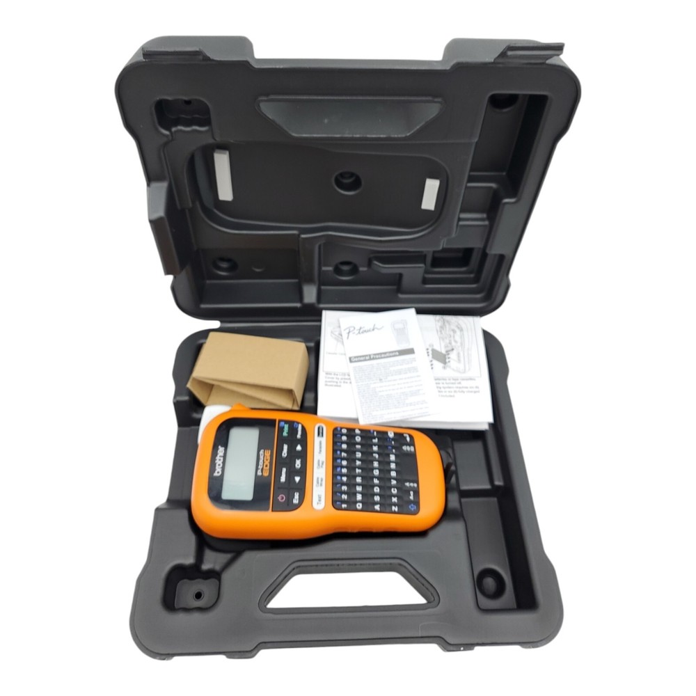 Brother PT-E110 Label Maker P-Touch PTE110 ** Includes: Carrying Case **