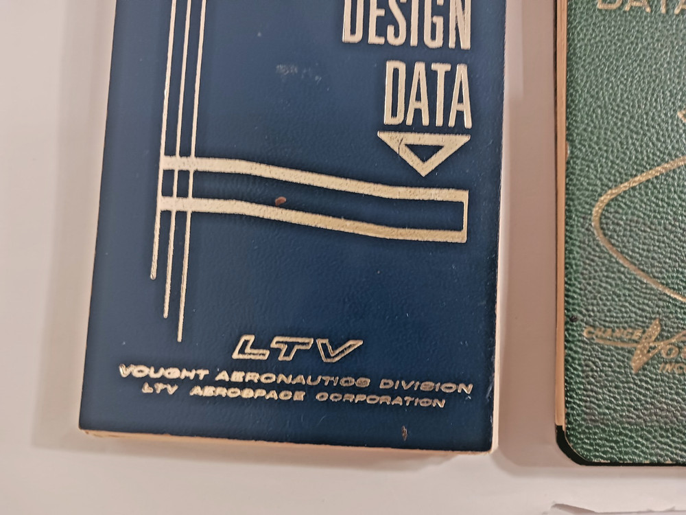 LTV/Vought Set 2 Structural Design Data Reference Pocket Manuals 1955 & 1965 VTG