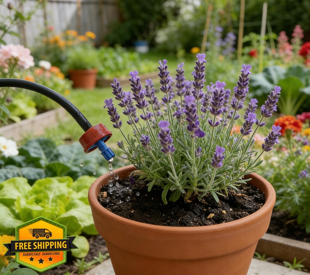 0.5 GPH Pressure Compensating Drip Emitters 25 Pack Garden System