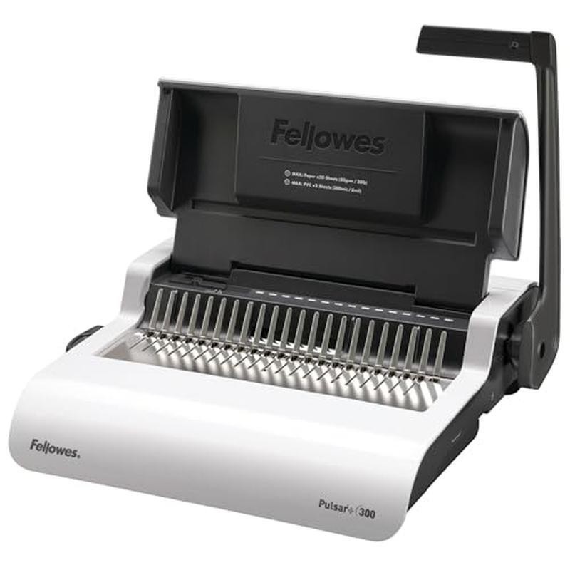 Manually Punch 20 Sheets Comb Binding Machine Vertical Load Accurate Edge Guide