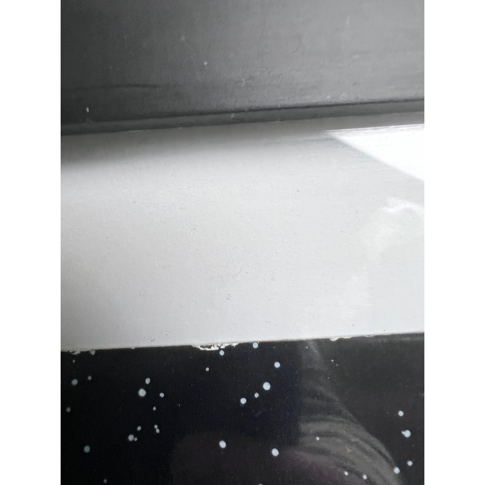 Vintage Fantasy Landscape Planets Sci-Fi Spray Paint Signed Framed Art Painting