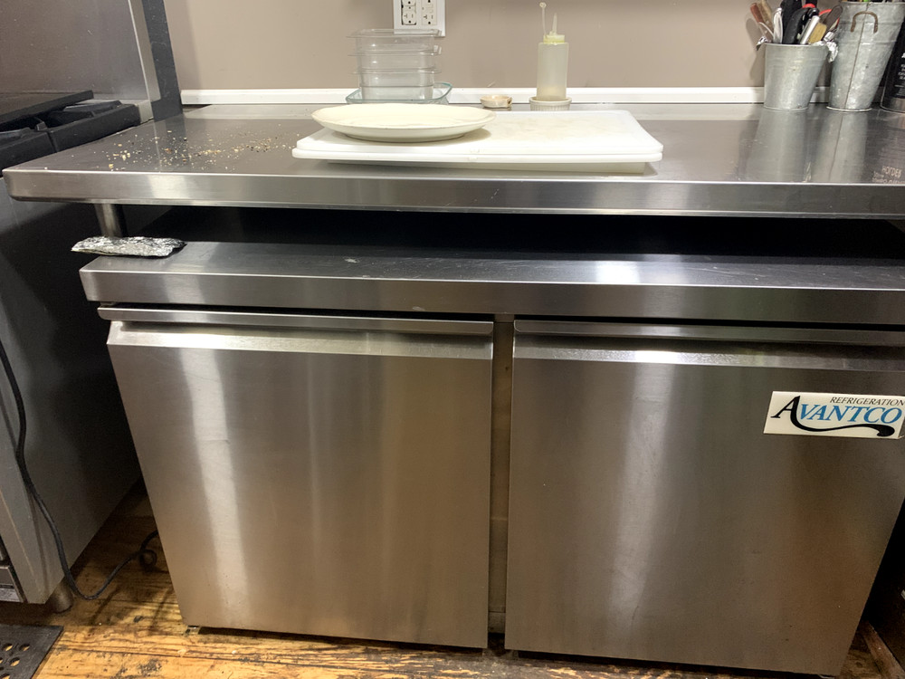 2 door commercial refrigerator - used lowboy