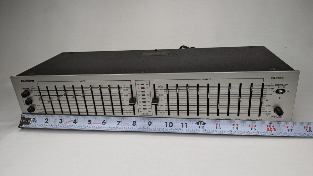 Numark EQ2310 Stereo Equalizer 10-band - Untested