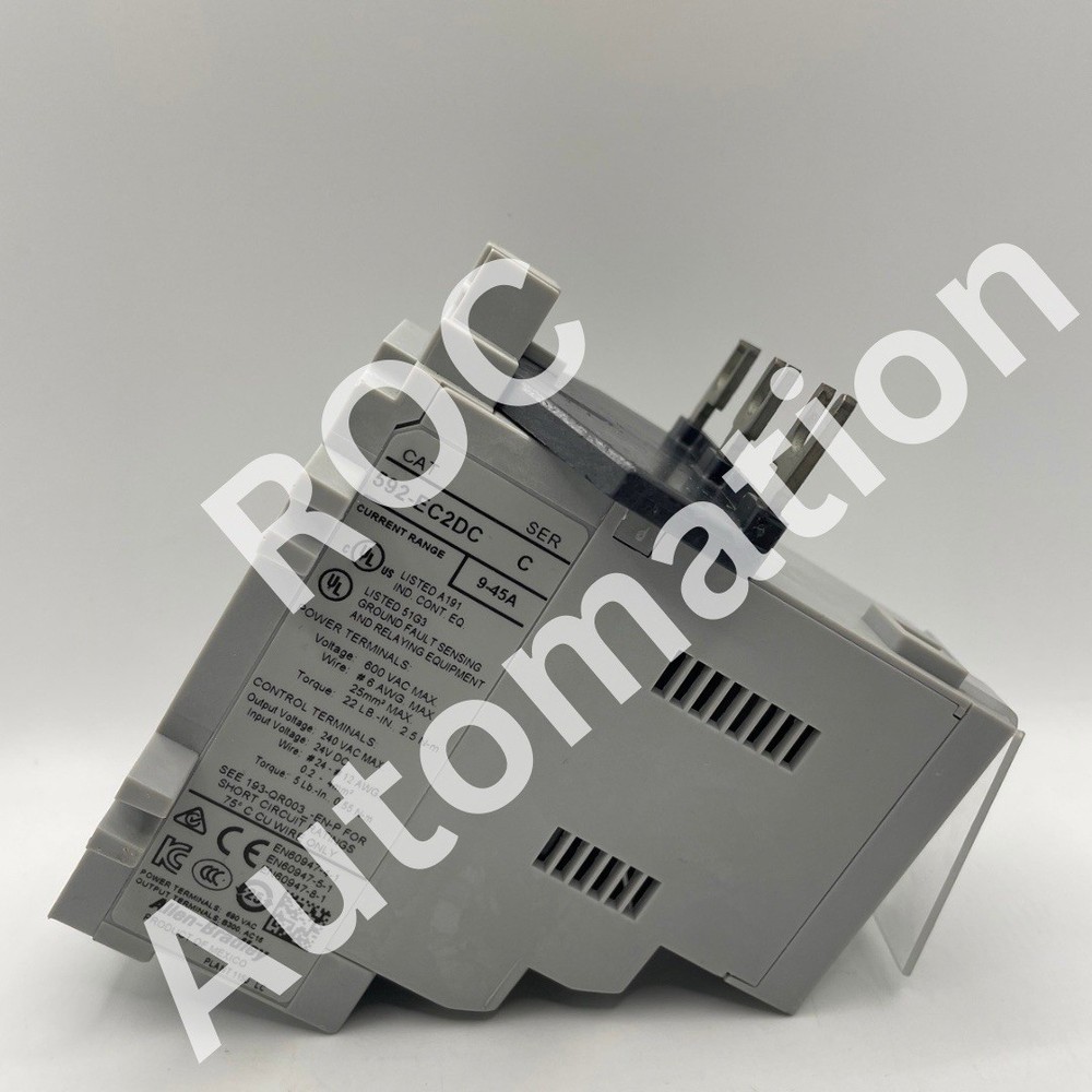 Allen Bradley 592-EC2DC Ser C Solid State Overload Relay
