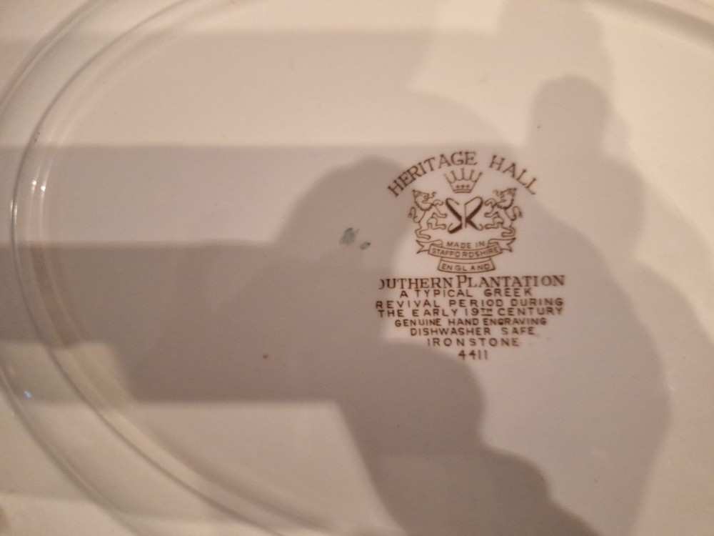 Johnson Brothers Heritage Hall Oval Platter 14"