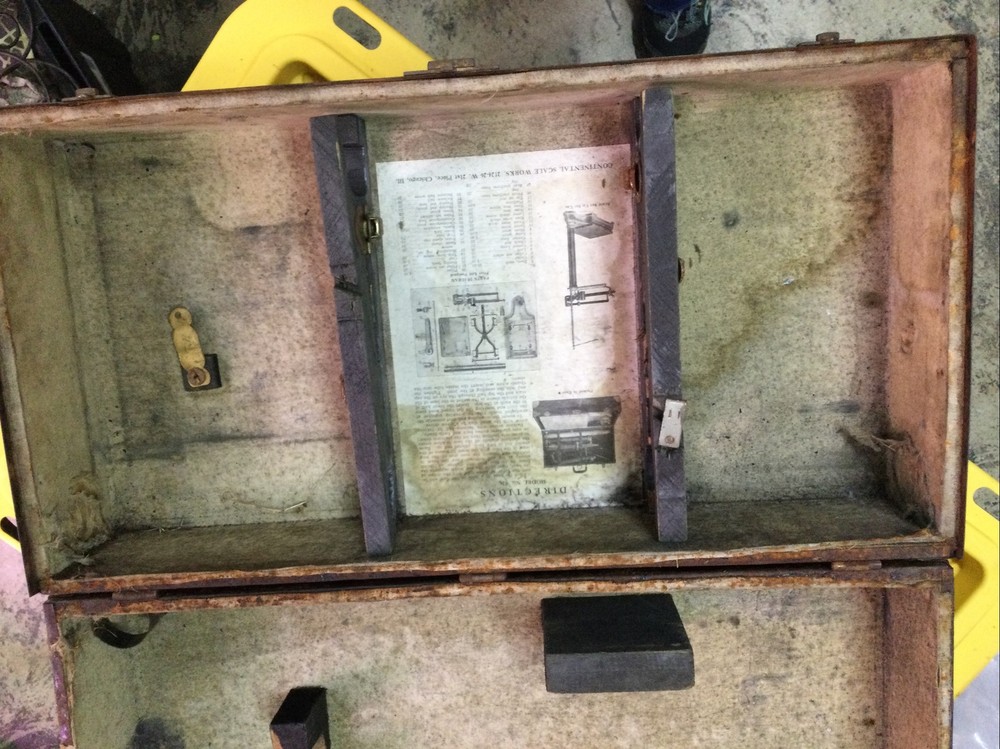 Continental Scale Works Model No 526 Storage Case Box