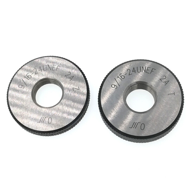 Thread Ring Gage 9/16-24 UNEF 2A Thread Ring Gauge GO NOGO
