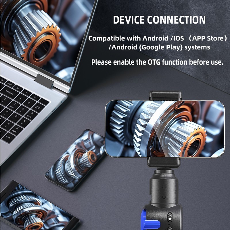 Ralcam Articulating Borescope Endoscope Inspection Camera 3.3FT Flexible Snake