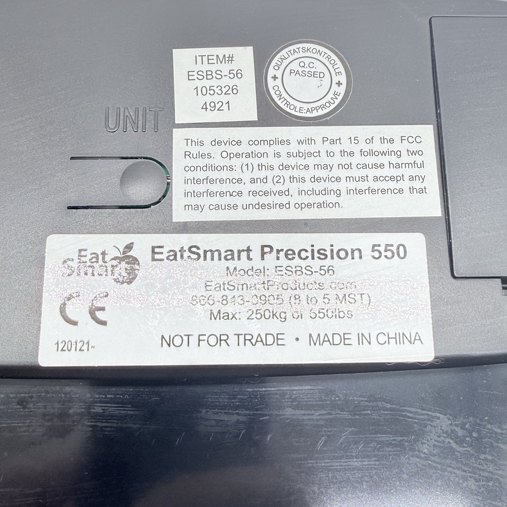 EatSmart Precision 550 Pound Extra-High Capacity Digital Bathroom Scale