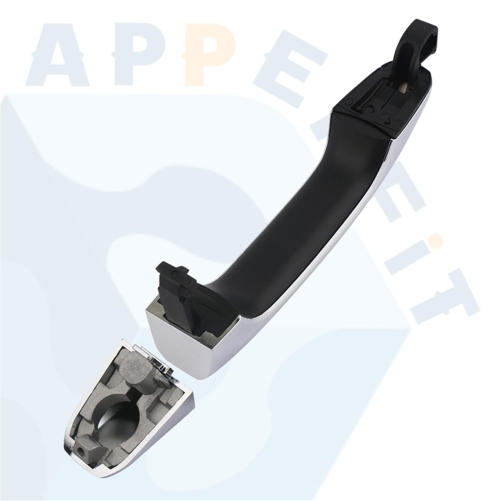 APPERFiT Exterior Door Handle Chrome for Front Passenger Side FR