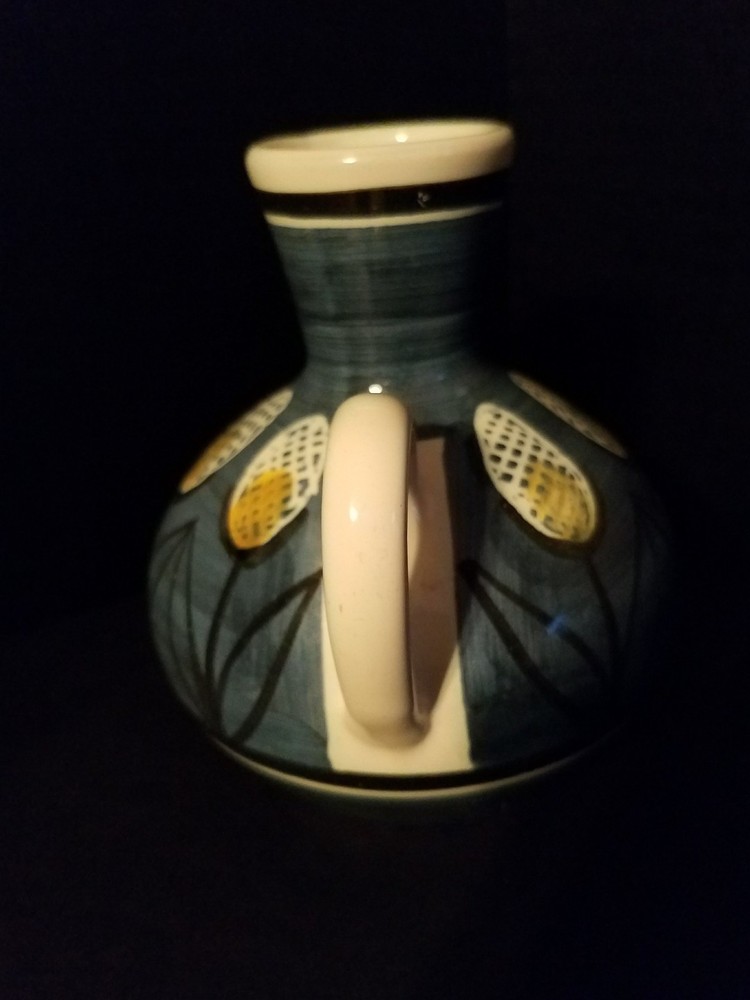 NORWAY HAND PAINTED PITCHER 5" Very Good