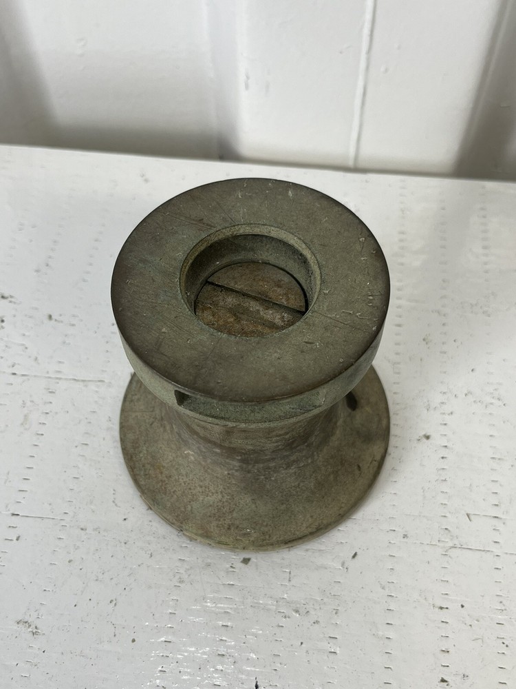 Vintage Bronze Sailboat Winch single speed