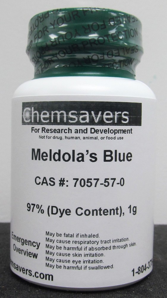 Meldola’s Blue, 97% (Dye Content), 1g
