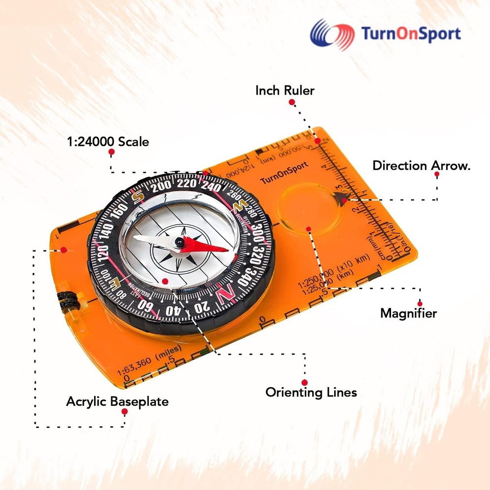 Advanced Scout Compass for Precision Navigation – Perfect Survival Gift for Kids