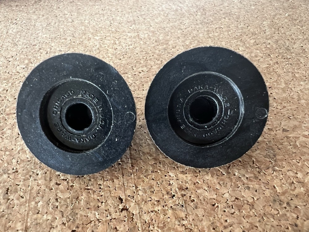 Vintage Black Daka-Ware Selector Control Knobs - Lot of 2