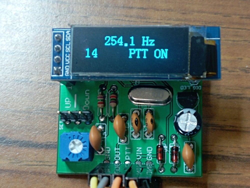 CTCSS ENCODER SUB TONE & OLED display module