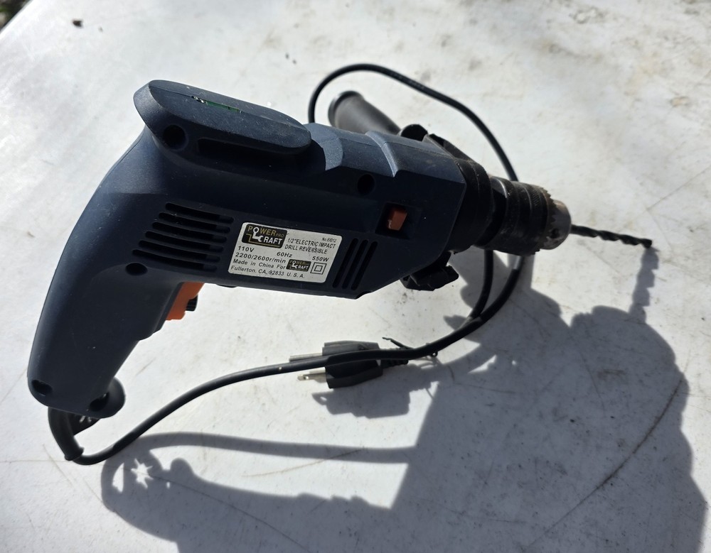 Power Pro Craft 1/2 Electric Impact Drill Reversible