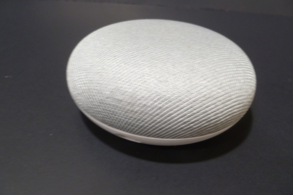 Google Home Mini - Model H0A - 1st Generation White w/ Power Cable - TESTED