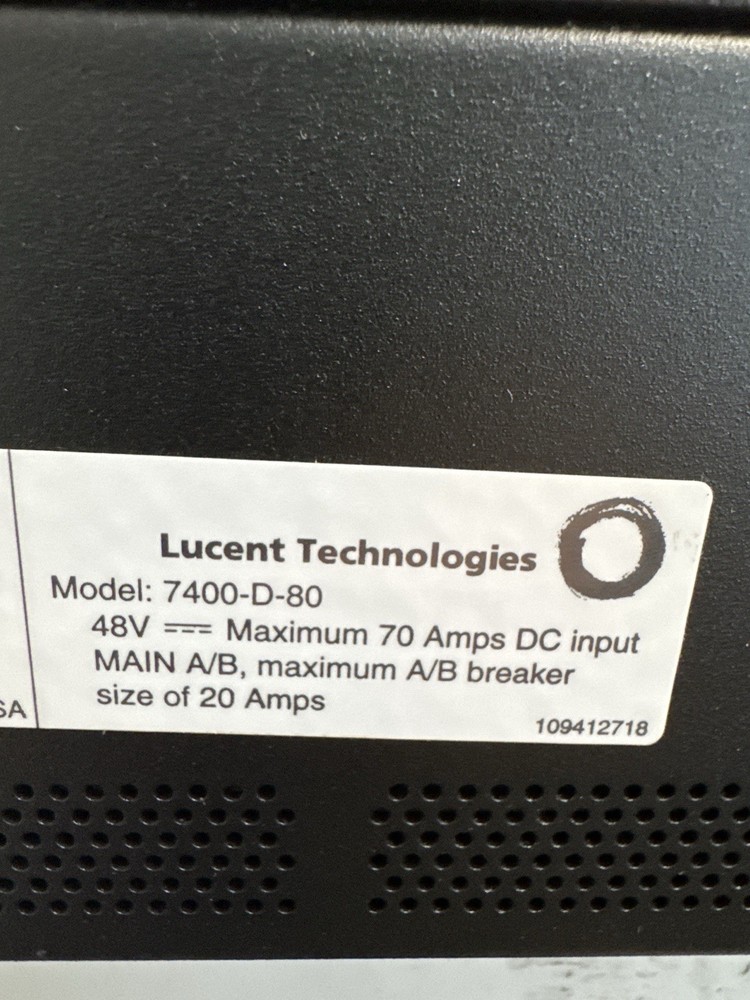 Lucent Technologies 7400-D-80 48V 70A DC Power Module Telecom Power Supply Unit