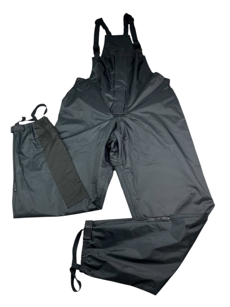 Harley Davidson Men's Waterproof Rain Pants/Bib Black • Large