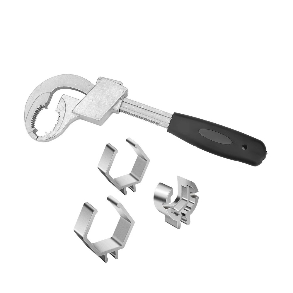 Multi-Function Sink Wrench Set Adjustable 27-80mm For Plumbing Pipe Nut Tool