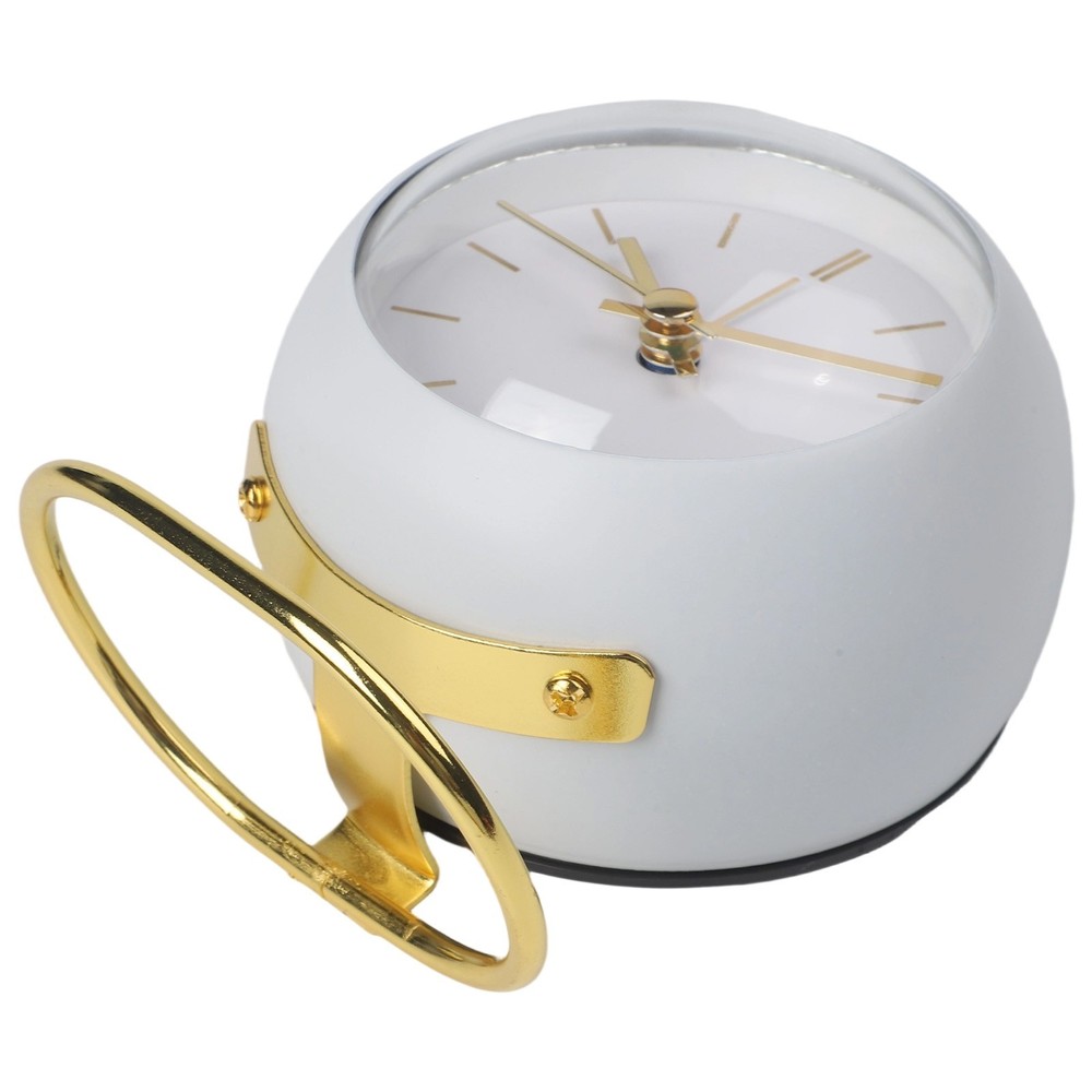 Attractive Hand Clock for Desk with Silent Functionality and Luminous Design