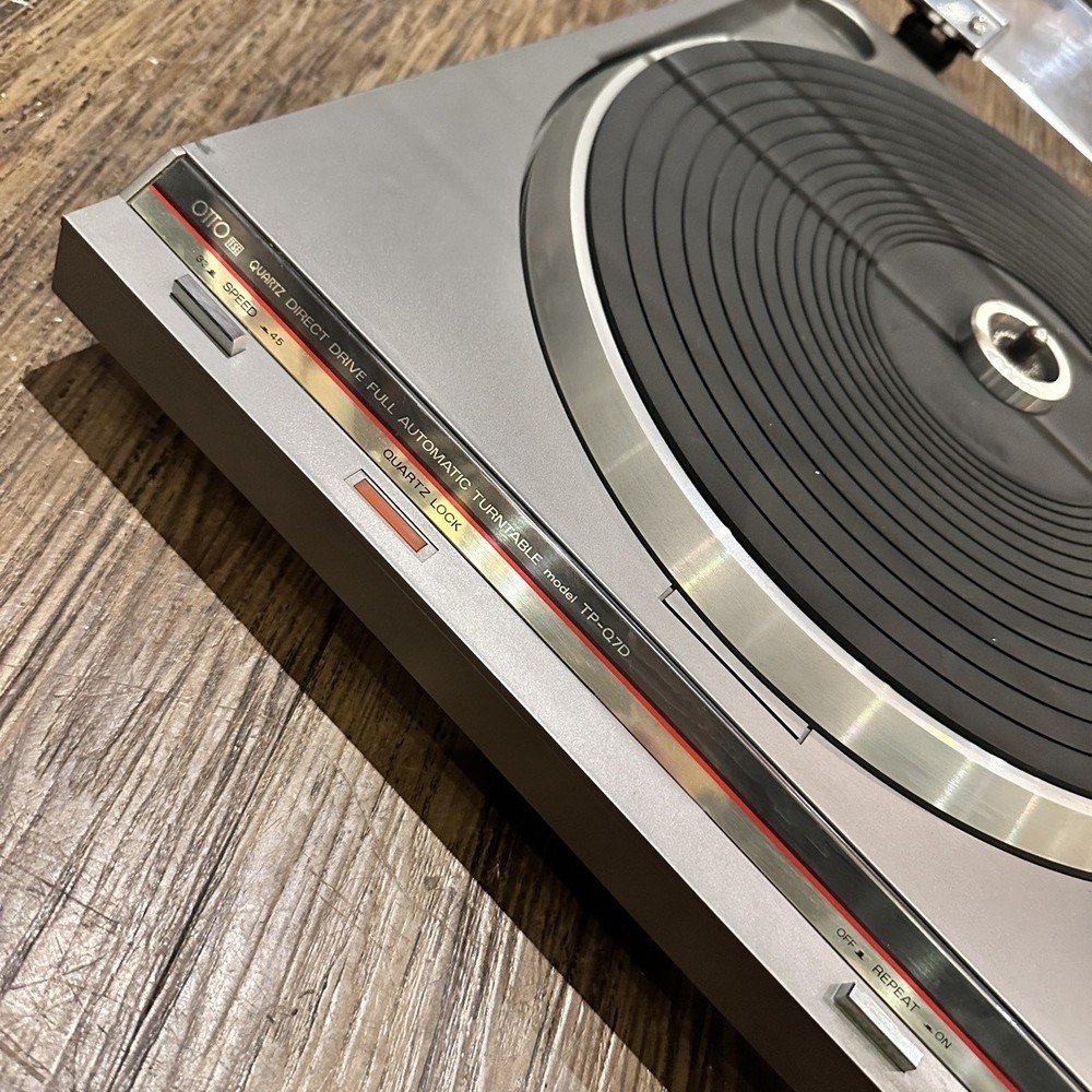 Sanyo OTTO TP-Q7D Direct Drive Automatic Turntable Quartz Tested FullyFunction