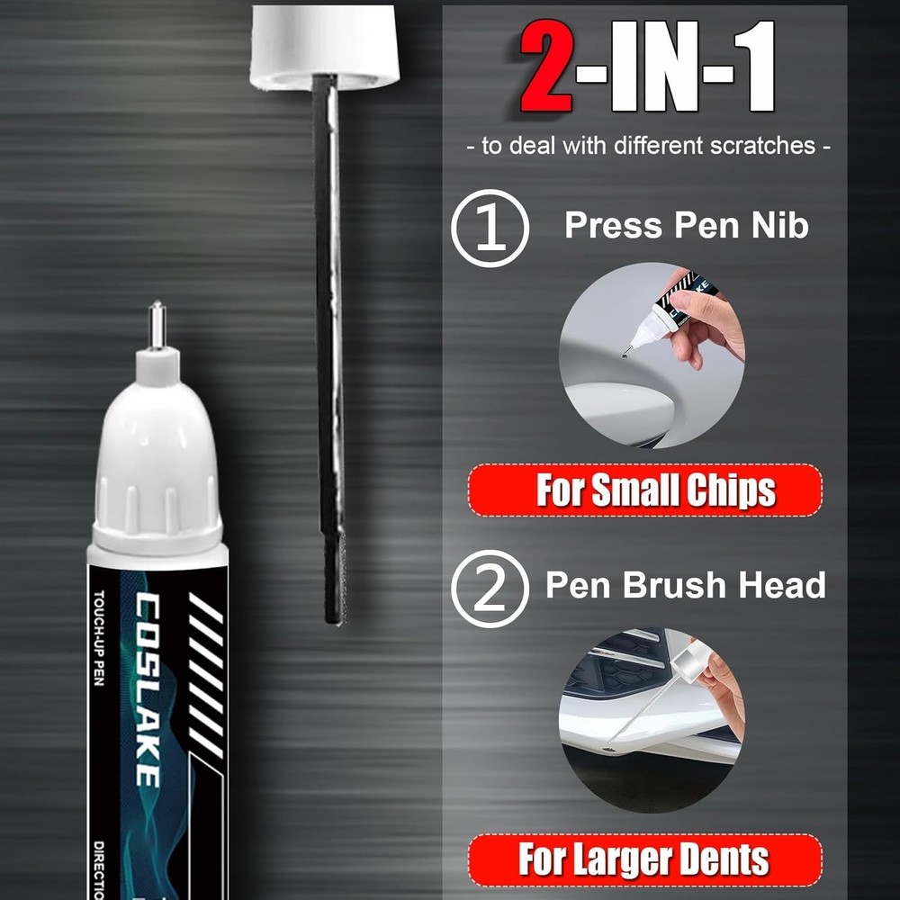 Easy Application Touch-Up Paint for GMC - Summit White Interstellar White Gloss