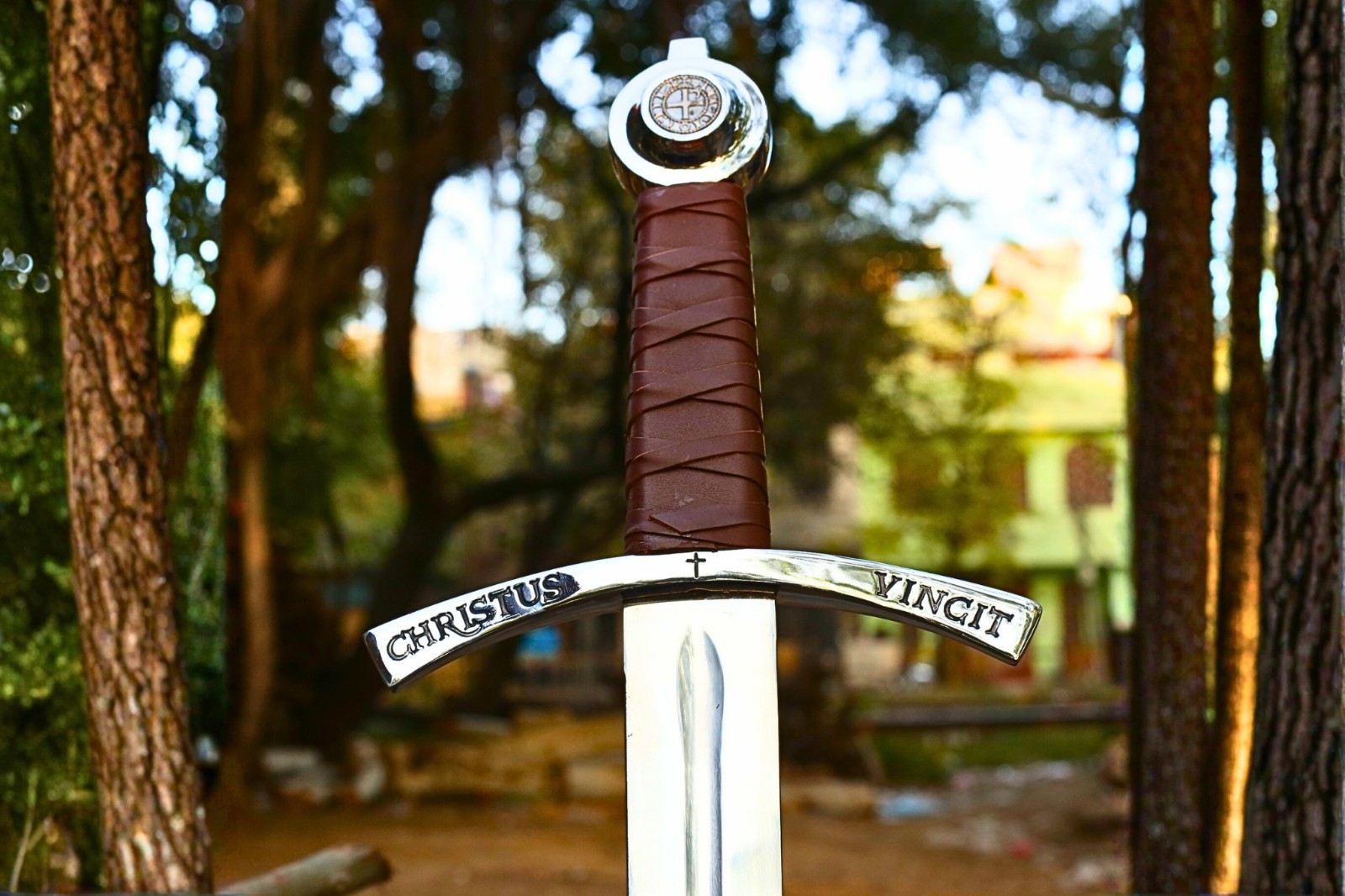 38" Knights Templar Sword Medieval Crusader Replica w/ Scabbard