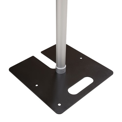 DOUBLE CROSS BAR ADJUSTABLE QUICK BACKDROP KIT 10 FT x 10 FT PIPE WITHOUT DRAPE