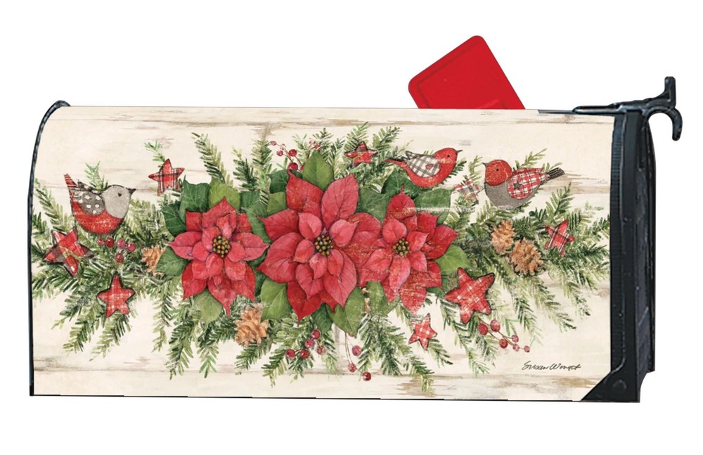 Farmhouse Christmas Mailbox Cover