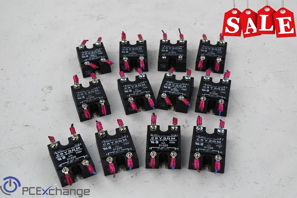 Lot of 12: Crydom Solid-State Relay D1225