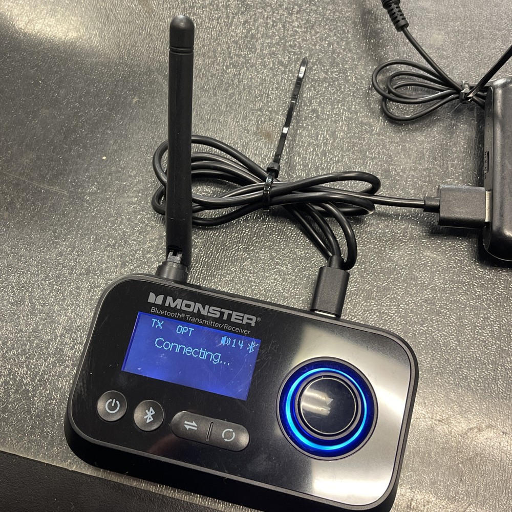 Monster 2 in 1 Bluetooth Wireless Audio Adapter, Transmitter/Receiver