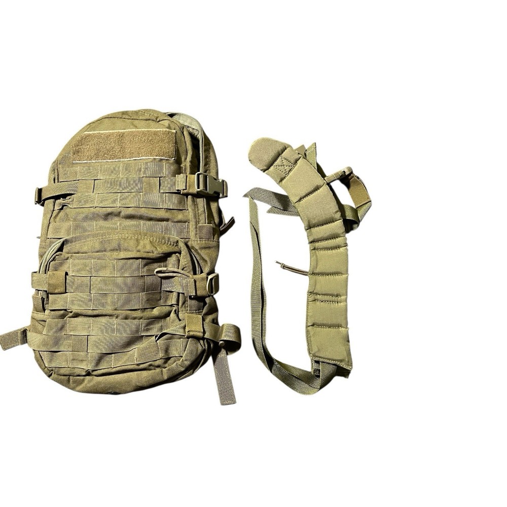 BACKPACK TREKKING  COYOTE BROWN NYLON Canvas Hydration Holder