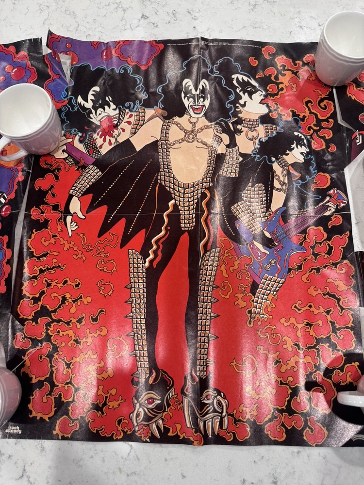 78 KISS Aucoin Mural Art Puzzle Posters Simmons Stanley Criss Frehley Rock Ready