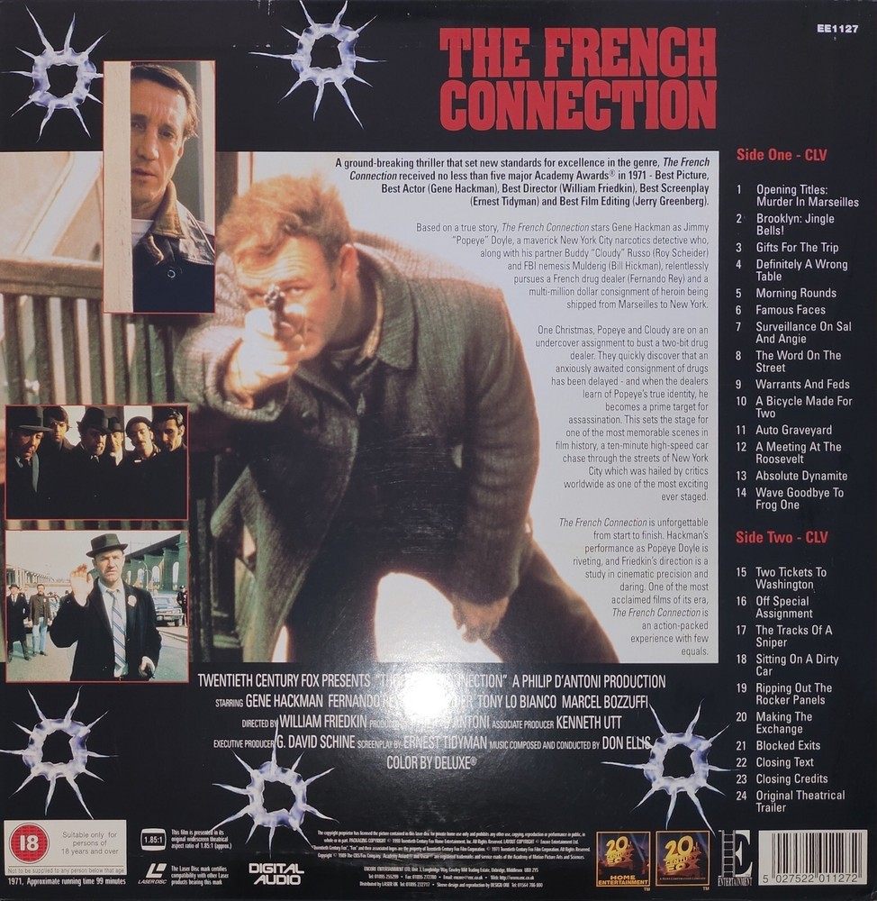 The French Connection - Laserdisc, Widescreen Edition