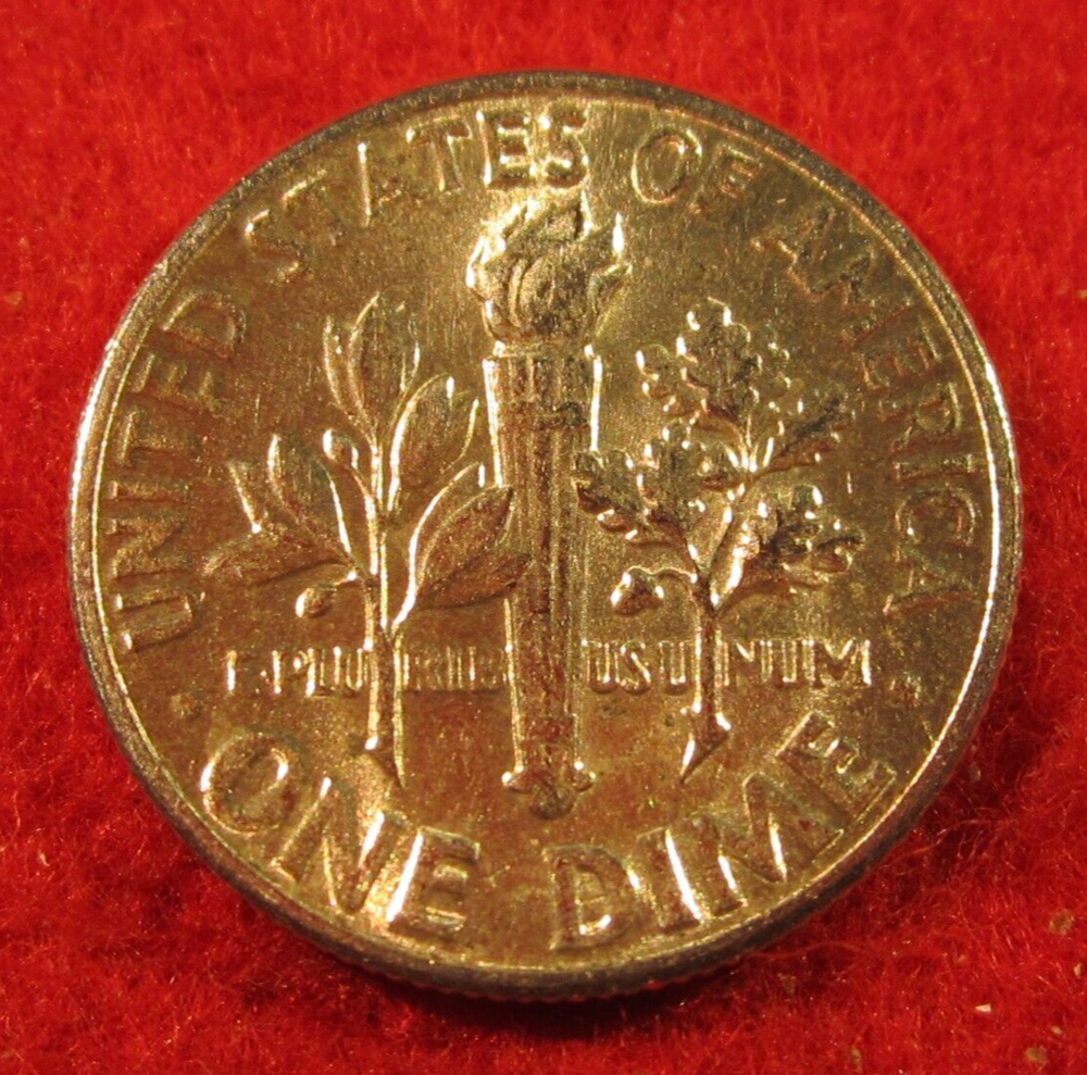 1957 P Roosevelt Dime - 90% Silver - BU - Uncirculated