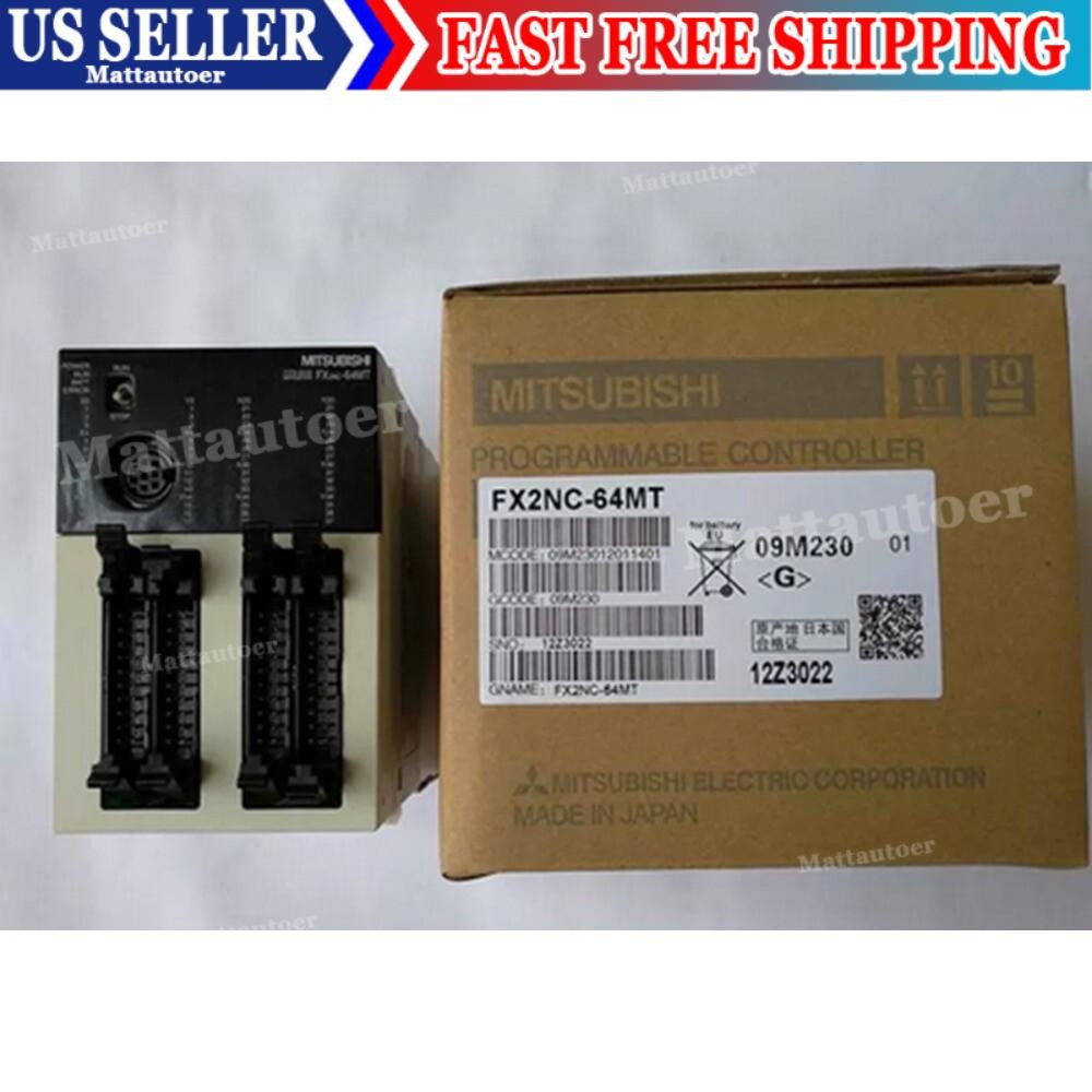 New Mitsubishi FX2NC-64MT PLC Programmable Controller Expedited Shipping One