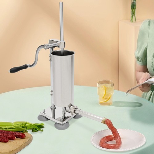 3.5L/8lbs Kitchen Sausage Stuffer Sausage Maker Stainless Steel Stuffing Machine
