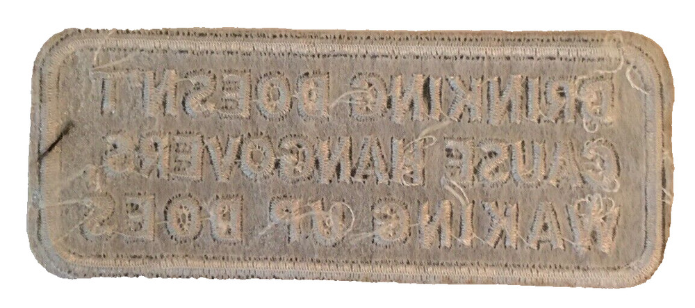 Drinking Doesn't Cause Hangovers Waking Up Does Funny Tab Patch