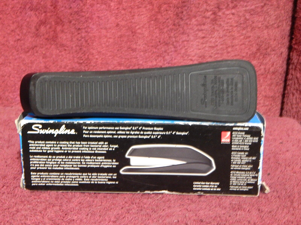 Swingline Standard Stapler 54501 Black Antimicrobial Coating