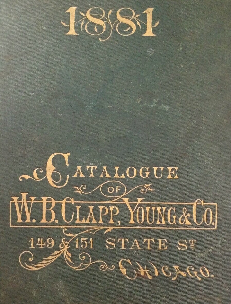 Jewelry Watch Cases 1881 Catalog Page Clapp Chicago Rare VHTF Etching 119