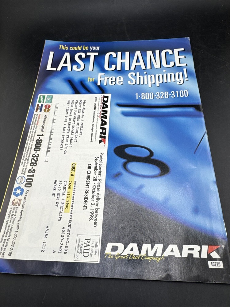 DAMARK CATALOG