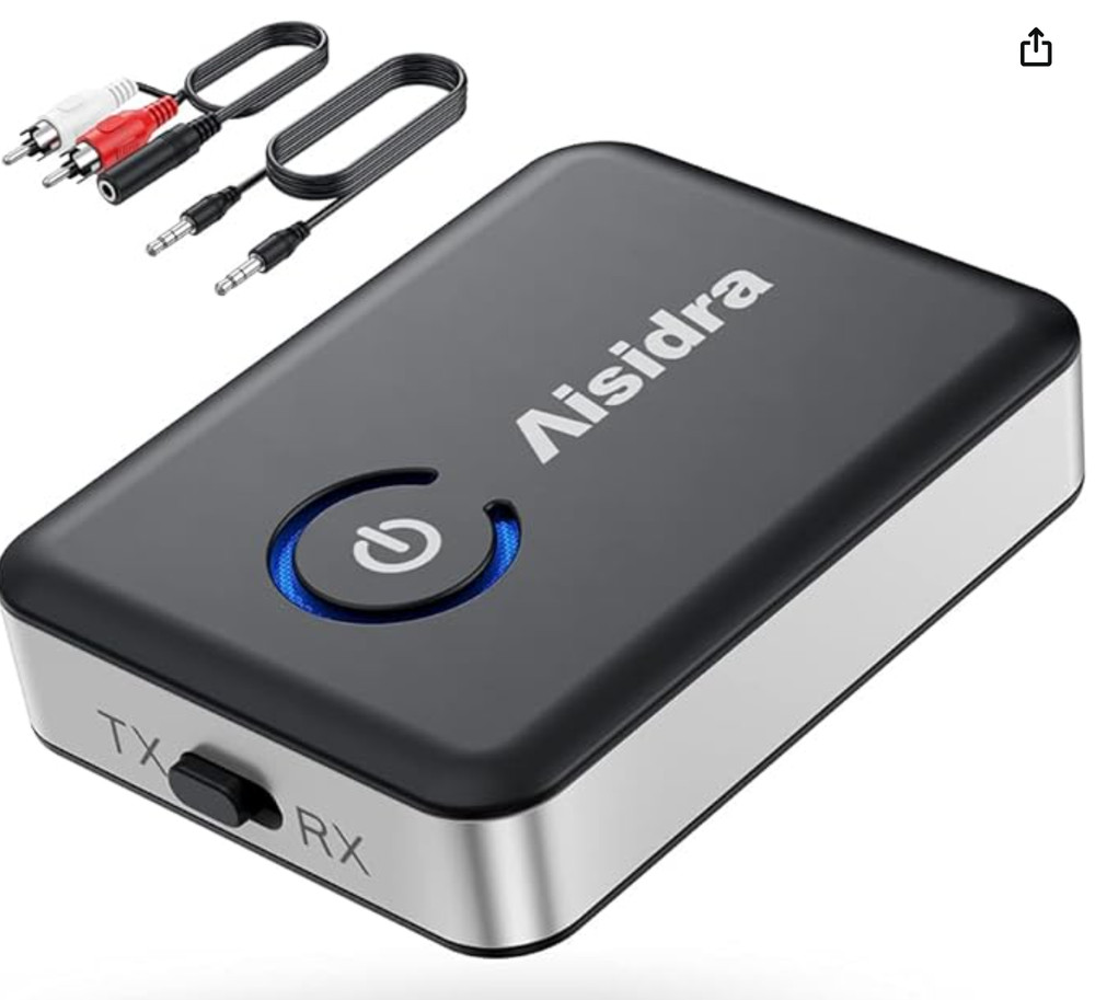 Bluetooth Transmitter Receiver V5.0 Bluetooth Adapter for Audio, 2-in-1